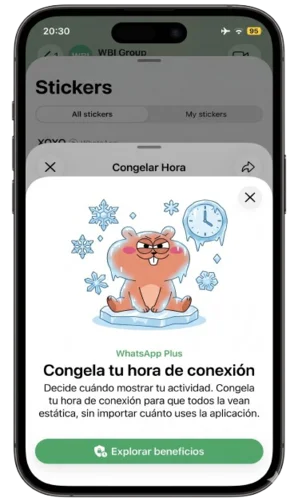 Congelar la última hora de conexión